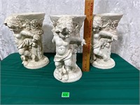 Small Cherub Pedestals