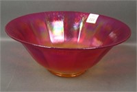 Imperial Red Interior Panel Round Flared Bowl.