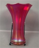 Imperial Red Interior Panel Swung Vase