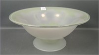U.S. Glass Green & White Cumala Console Bowl