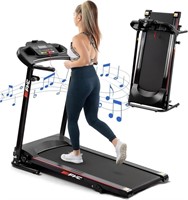 Folding Treadmill with Bluetooth and Incline