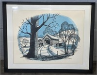 (MW) Karl Warren Covered Bridge Print 21x17