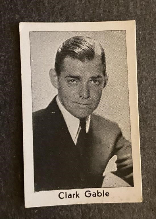 CLARK GABLE:  Scarce AURELIA Tobacco Card (1932)