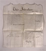 Parchment Deed - Indenture - 1848 - in the