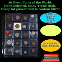 20 Great Coins of the World, hand selected, many t