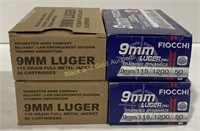 9mm Luger 115 Gr 200 Rounds
