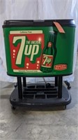 7-UP Ice Cooler on Wheels