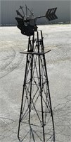 (K) Metal Lighted Windmill 71” tall