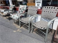 (6) Patio Chairs with Patio Table