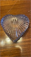 WATERFORD CRYSTAL HEART PAPERWEIGHT
