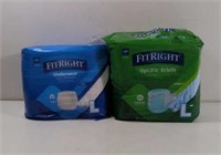Fit Right Underwear and OptIFit Briefs Size Large