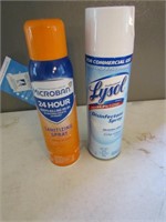 full cans of lysol & microban