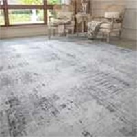 Abstract Distressed Area Rug