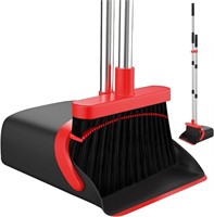 Broom and Dustpan for Home, Office, Indoor & Outdo