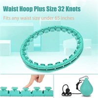 Knots Weighted Workout Hoop Plus Size, Smart Waist