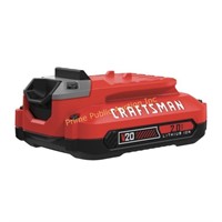 CRAFTSMAN $85 Retail V20 2Ah Battery, Lithium-ion