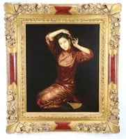 E. Lawson Painting of Chinese Woman