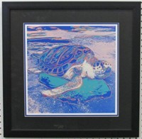Sea Turtle From End Series Giclee Andy Warhol