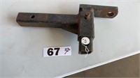 RECIEVER HITCH; ADJUSTABLE HEIGHT