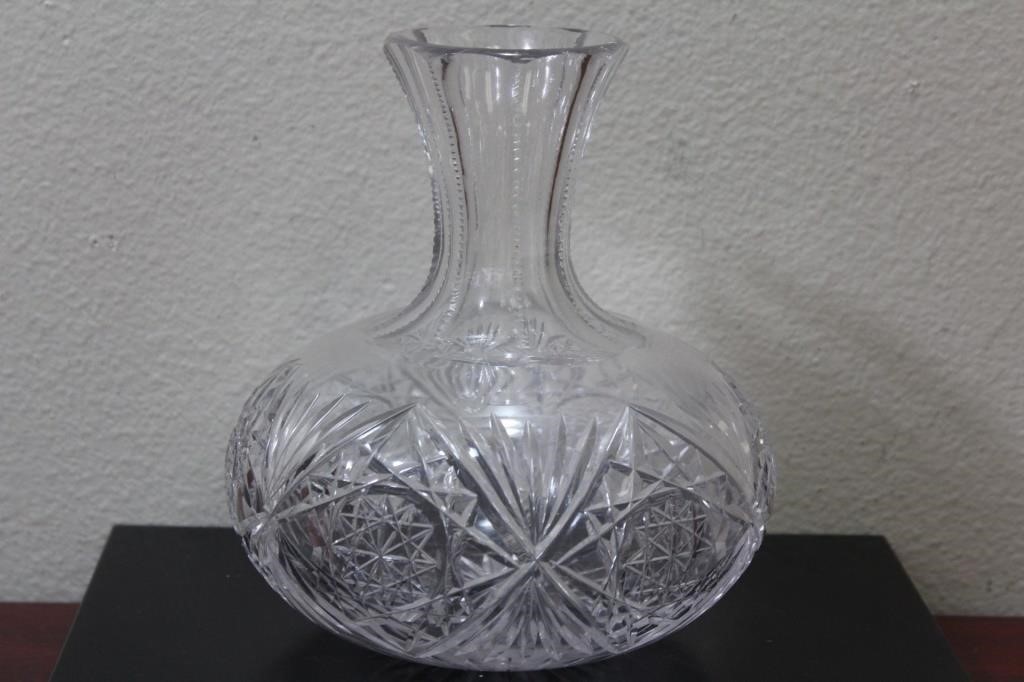 A Cut Glass Vase/Bottle