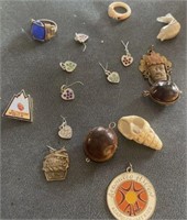 16ct Pendant, Pin, & Ring Bundle