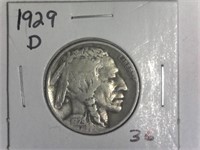 1929-D Buffalo Nickel