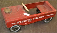 Original Vintage AMF No 503 Fire Chief Pedal Car