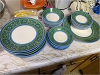Cavalier Dishes, not full set-some with chips