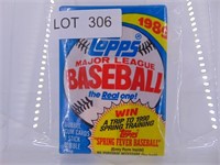 1989 Topps Major League Baseball trading Card pack