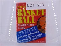 1991-1992 Basketball  Player photo card pack