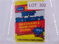Fleer Baseball 1987 Star Stickers pack