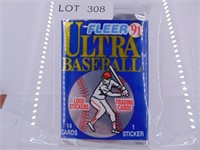 Fleer Ultra 1991 Baseball Trading Card Pack