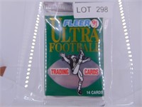 Fleer Ultra 1991 Football Trading Card Pack
