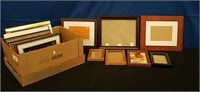Box lot of Picture Frames
