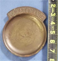 Brass Pocket Change Tray