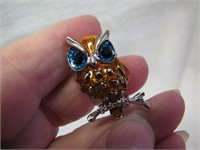 Cute Owl Brooch Pin
