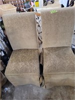 Bombay 4 cloth chairs