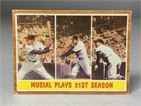 1962 TOPPS STAN MUSIAL #317