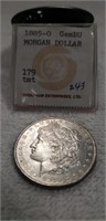 (1) 1885-O Morgan Silver One Dollar Coin