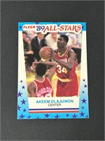 1989 Fleer Akeem Olajuwon All-Star Sticker