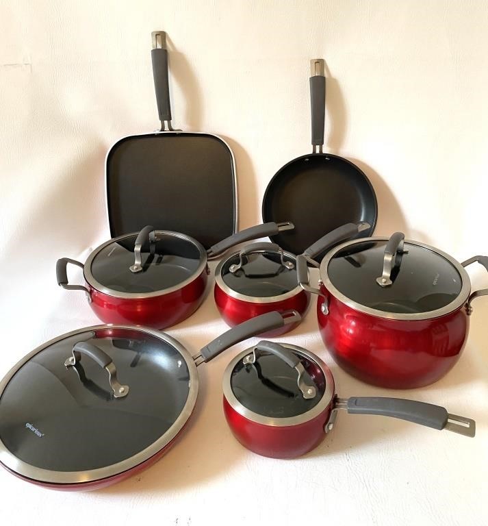 Epicurios 7 Piece non stick Aluminum Cookware