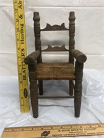 Small wooden chair Doll size