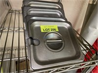 1/6 SIZE STAINLESS STEEL STEAM PAN COVER