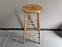 Vintage Wooden Stool/Planter Stand