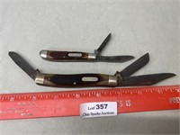 Pair of Matching Old Timer Pocket Knives