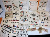Collection of Ecuador Stamps - On Pages & Loose