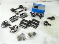 Lot of Assorted Pedals Clips & Flat Shimano Deity