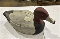 Vintage Wood Carved Duck
