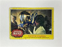 Autograph COA Star Wars Vintage Trading Card