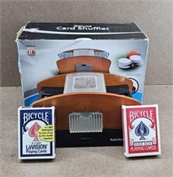 Deluxe Card Shuffler - works